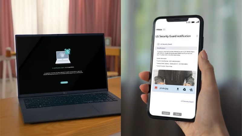 LG Security Guard đảm bảo an to&agrave;n cho th&ocirc;ng tin của c&aacute; nh&acirc;n
