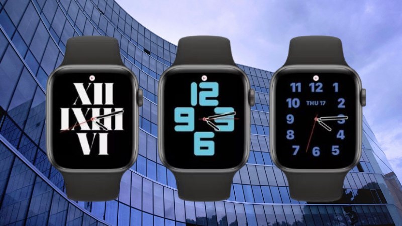 Mặt đồng hồ  Apple Watch Typography có thiết kế táo bạo 