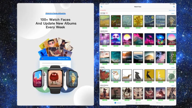 Watch Face Albums cung cấp hàng nghìn album với nhiều hình nền đẹp