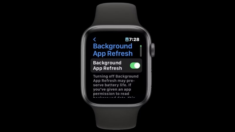 Gạt để tắt Background App Refresh