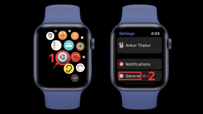 Truy cập v&agrave;o Settings > Chọn General