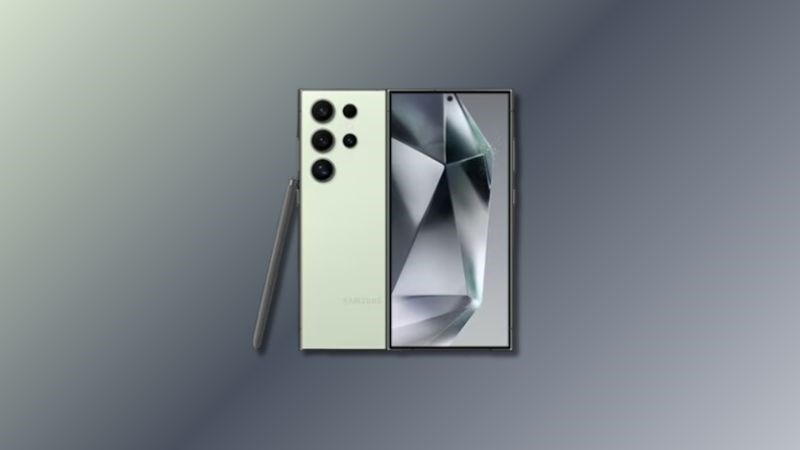 Samsung S24 Ultra phi&ecirc;n bản Xanh Lục Titan nhẹ nh&agrave;ng, dịu d&agrave;ng
