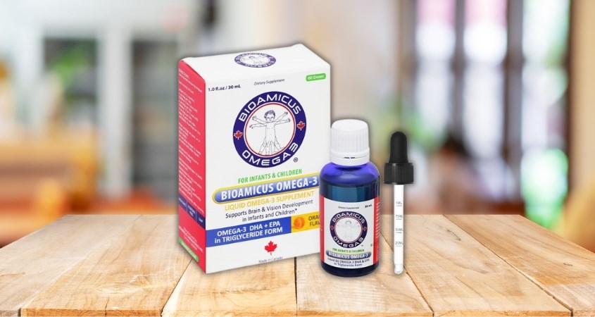 Siro BioAmicus Omega-3 hỗ trợ não bộ và thị giác 30 ml (từ 0 tháng)