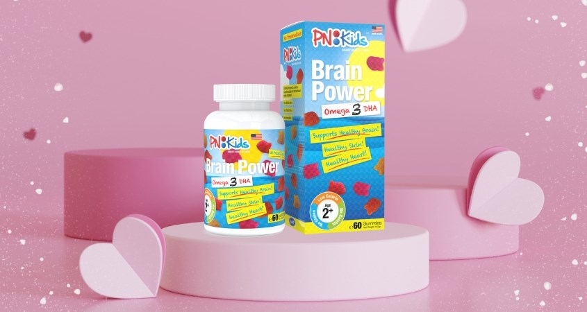 Viên nhai PN Kids Brain Power Omega 3 DHA