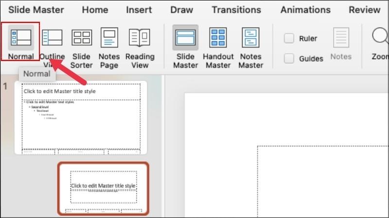 Chọn Slide Size > Chọn tỉ lệ phù hợp