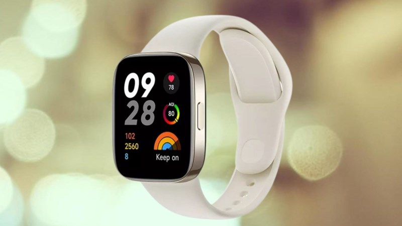 z Redmi Watch 3 Active được thiết kế với một mặt đồng hồ hình chữ nhật thời thượng