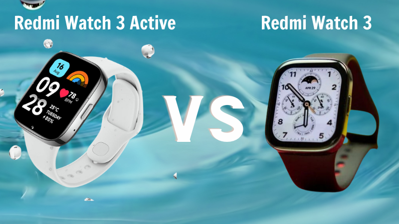 Redmi Watch 3 Active v&agrave; Redmi Watch 3 đều được trang bị chống nước 5 ATM