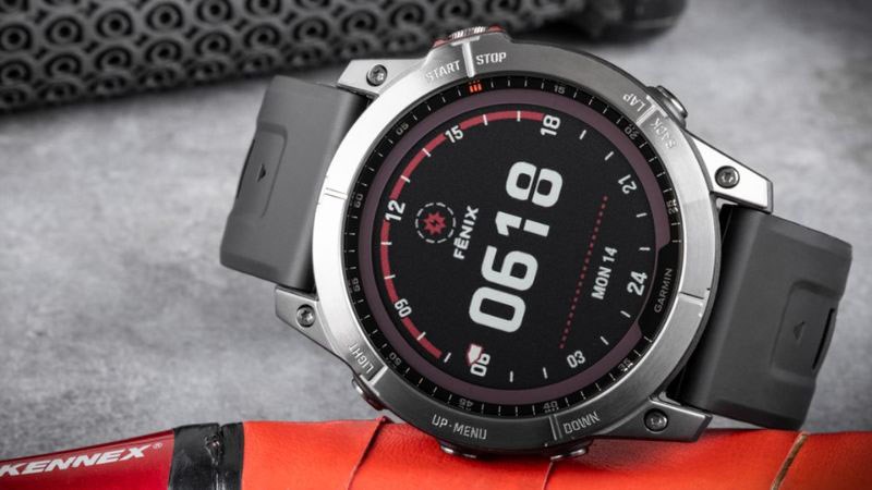 Đồng hồ thông minh Garmin Fenix 7X Pro Solar Titanium cao cấp và sang trọng