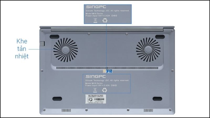 M&aacute;y t&iacute;nh SingPC c&oacute; hệ thống 2 quạt gi&oacute; mạnh mẽ