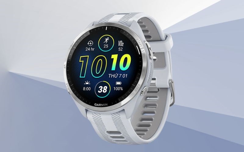 Đồng hồ th&ocirc;ng minh Garmin Forerunner 965 47.2mm sở hữu thiết kế c&aacute; t&iacute;nh, mạnh mẽ v&agrave; bền bỉ