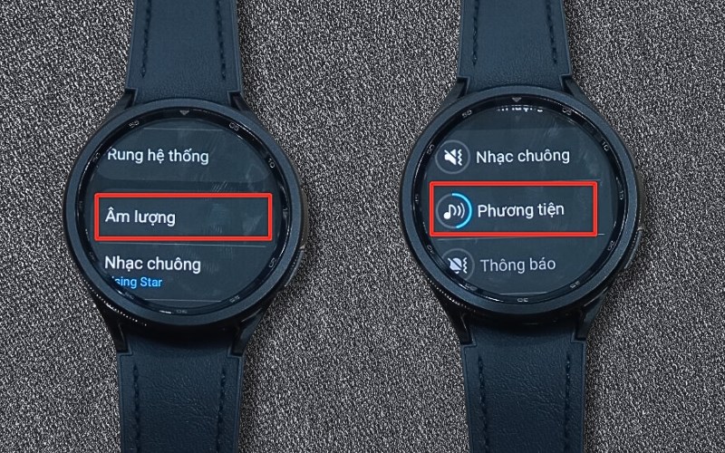 Chọn  &Acirc;m lượng > Chọn Phương tiện