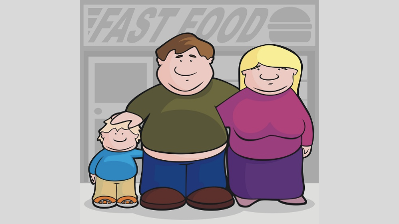 Nếu gia đình bạn có xu hướng thừa cân thì trẻ có khả năng bị béo phì cao hơn Nếu gia đình bạn có xu hướng thừa cân thì trẻ có khả năng bị béo phì cao hơn