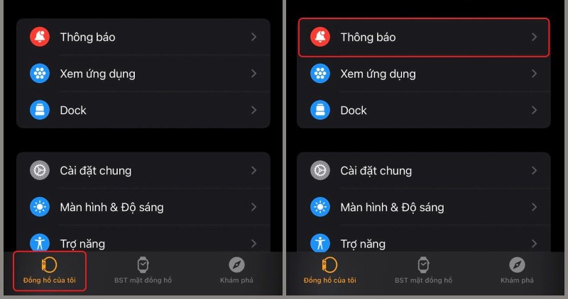 V&agrave;o mục Th&ocirc;ng b&aacute;o