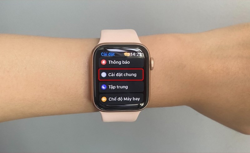 C&agrave;i đặt chung tr&ecirc;n Apple Watch