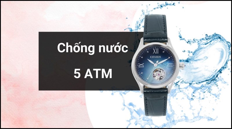 Citizen PR1041-18N với khả năng chống nước 5ATM