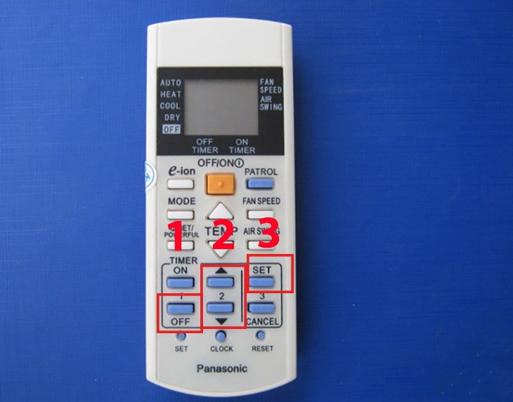 Hướng dẫn cách sử dụng điều khiển điều hòa Panasonic