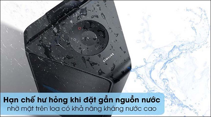 Khả năng kháng bụi, chống nước từ loa dòng loa Samsung