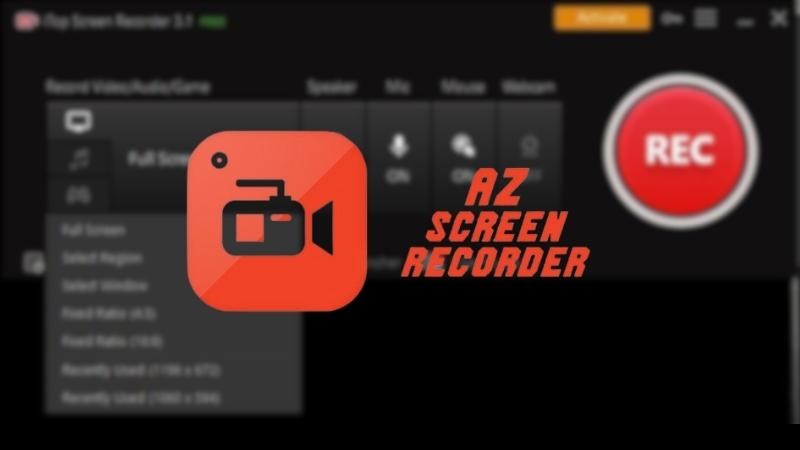 Screen Recorder l&agrave; ứng dụng ghi video v&agrave; ghi &acirc;m song song miễn ph&iacute; 