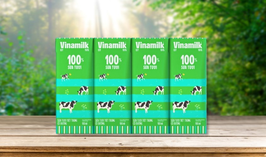 Lốc 4 hộp sữa tươi tiệt trùng Vinamilk có đường 180 ml (từ 1 tuổi) Lốc 4 hộp sữa tươi tiệt trùng Vinamilk có đường 180 ml (từ 1 tuổi)