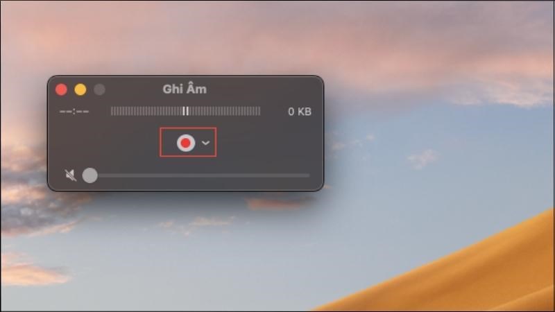 Nhấn v&agrave;o n&uacute;t đỏ ch&iacute;nh giữa hộp thoại