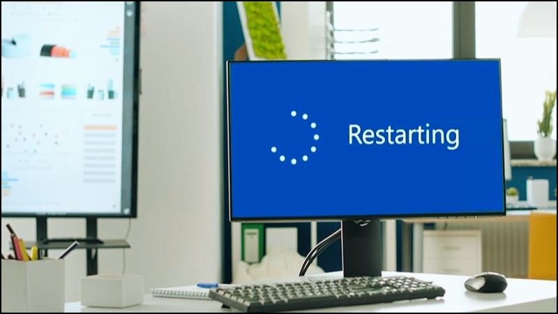 Khởi động lại m&aacute;y t&iacute;nh định kỳ cũng gi&uacute;p l&agrave;m sạch cache