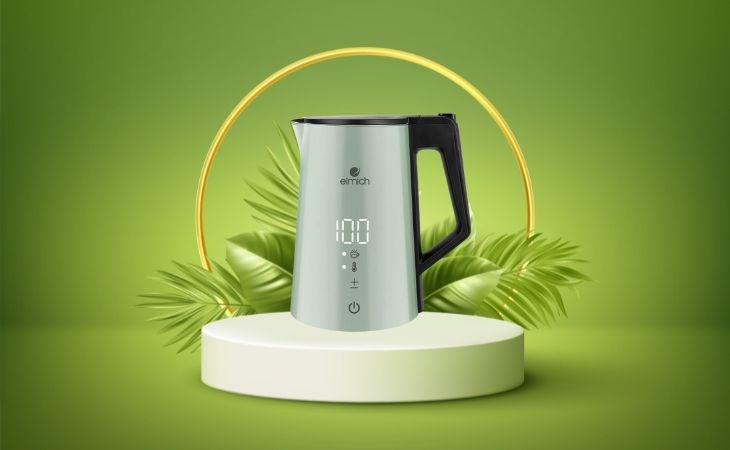 Bình đun siêu tốc Elmich với đèn báo hoạt động tiện ích