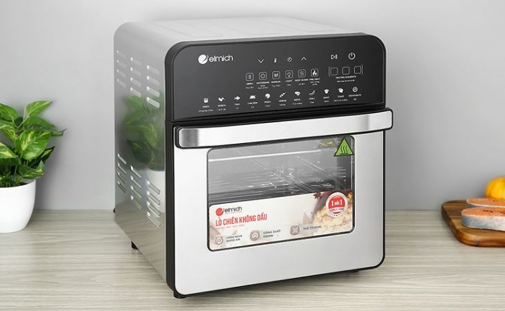 Nồi chiên không dầu Elmich với công suất đa dạng từ 1700 – 2000W