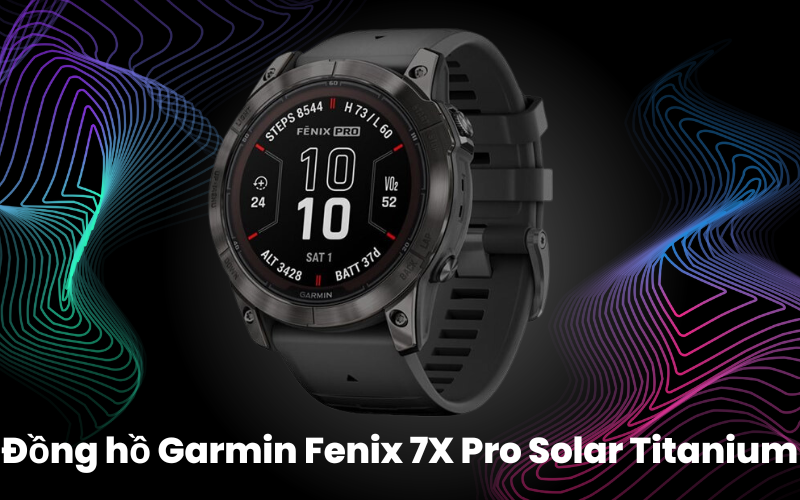 Đồng hồ thông minh Garmin Fenix 7X Pro Solar Titanium tích hợp nhiều tính năng chăm sóc sức khỏe