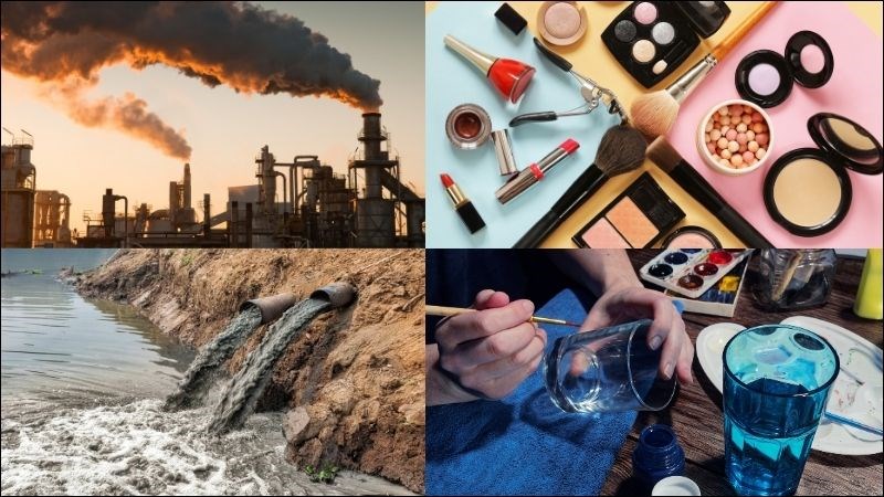 Các tác động của môi trường và cuộc sống khiến da bị nhiễm chì