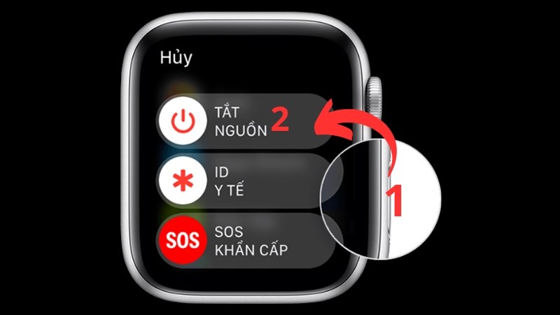 Reset Apple Watch đơn giản bằng thao tác với phím cứng