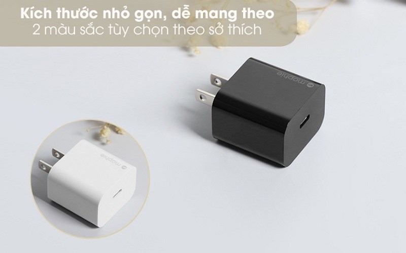 Cáp sạc Mophie nhỏ gọn và rất tiện lợi