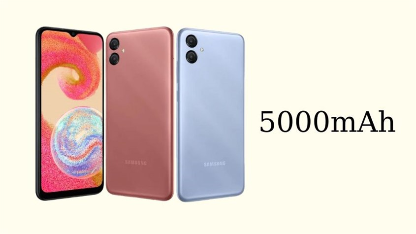 Pin 5000mAh cho trải nghiệm kh&ocirc;ng gi&aacute;n đoạn