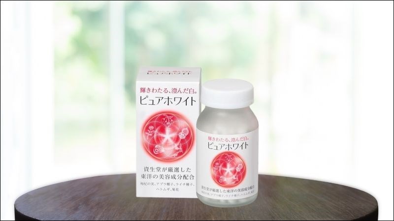 Viên uống Pure White Shiseido hỗ trợ giảm thâm nám, làm sáng da