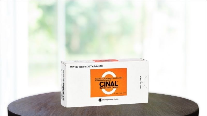 Vitamin C Cinal 100 hỗ trợ giảm thâm nám, tàn nhang