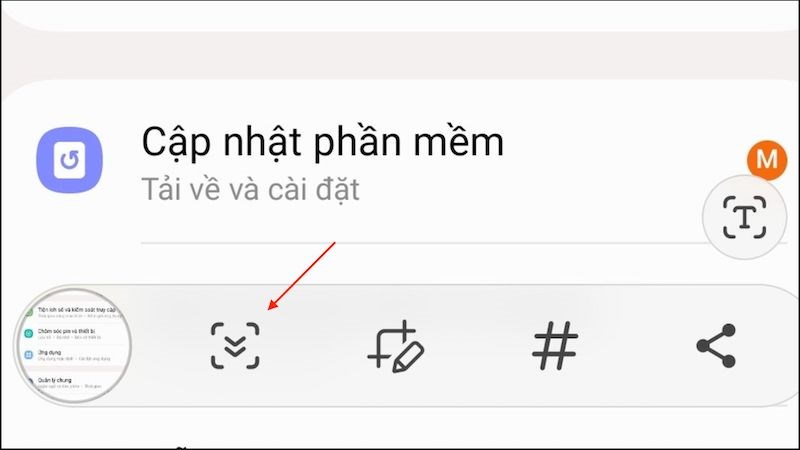 T&iacute;nh năng chụp cuộn m&agrave;n h&igrave;nh