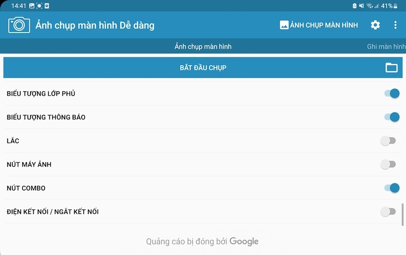 Ứng dụng Ảnh chụp m&agrave;n h&igrave;nh dễ d&agrave;ng 
