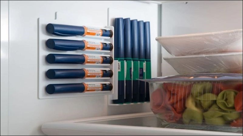 Bút tiêm nên được bảo quản trong ngăn mát tủ lạnh ở nhiệt độ 2 - 8 độ C