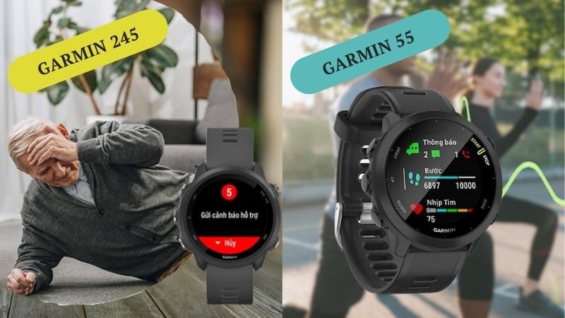 Cả hai đồng hồ của Garmin đều c&oacute; đủ c&aacute;c t&iacute;nh năng theo d&otilde;i sức khỏe