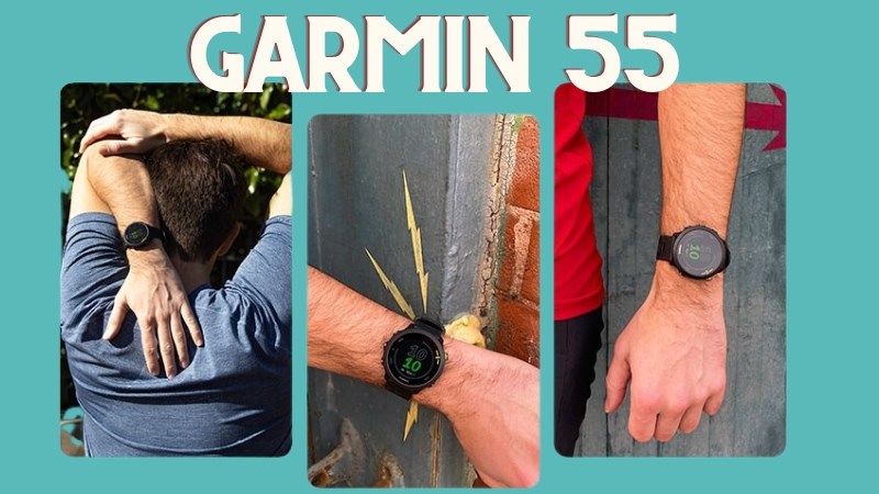 Garmin Forerunner 55 c&oacute; thiết kế thể thao hiện đại