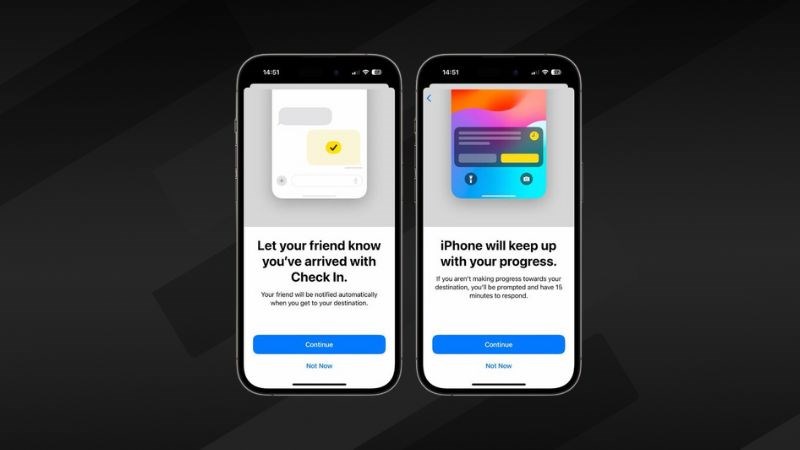 iOS 17 cung cấp c&aacute;ch d&ugrave;ng t&iacute;nh năng Check In