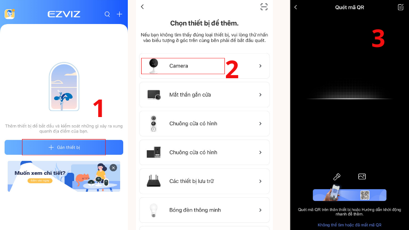 Cài đặt camera Ezviz vào điện thoại