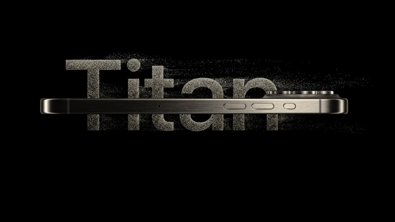 Khung viền của iPhone 15 Pro và Pro Max cũng sử dụng titanium Khung viền của iPhone 15 Pro và Pro Max cũng sử dụng titanium