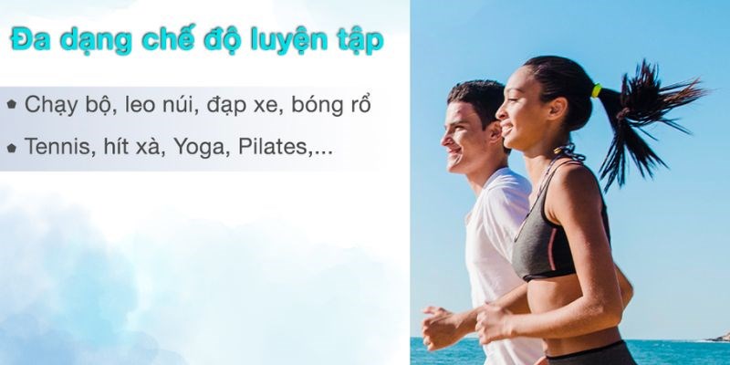 Cả hai đều sở hữu đa dạng b&agrave;i tập r&egrave;n luyện thể chất