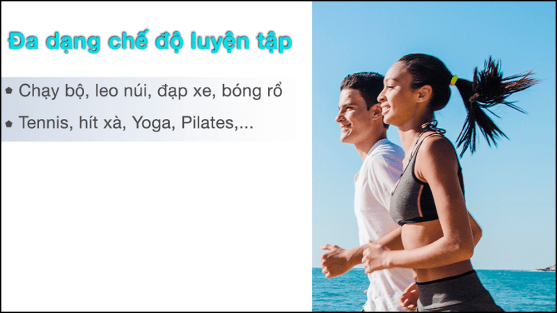 BeFit WatchS có đa dạng các chế độ luyện tập thể thao BeFit WatchS có đa dạng các chế độ luyện tập thể thao