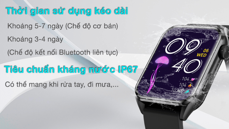 Chuẩn kháng nước IP67 Đồng hồ có chuẩn kháng nước IP67