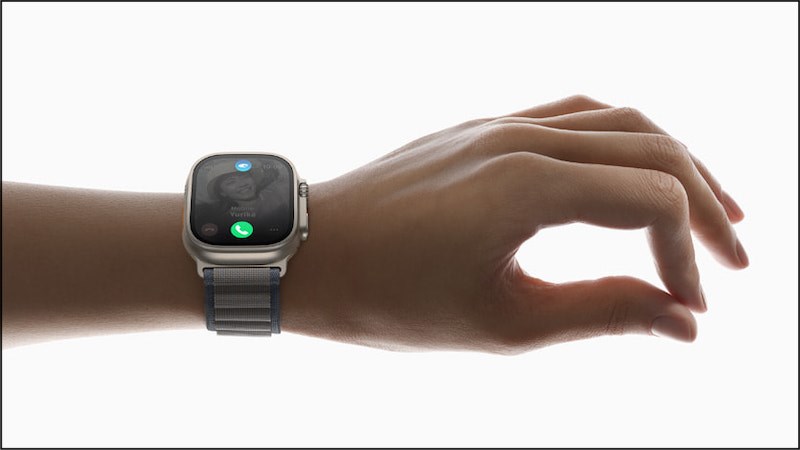 Double Tap là tính năng chạm hai lần vô cùng mới mẻ trên Apple Watch Ultra 2 Double Tap là tính năng chạm hai lần vô cùng mới mẻ trên Apple Watch Ultra 2
