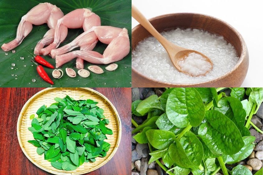 Cháo Ếch Nấu Với Rau Gì - Yaskon Beauty