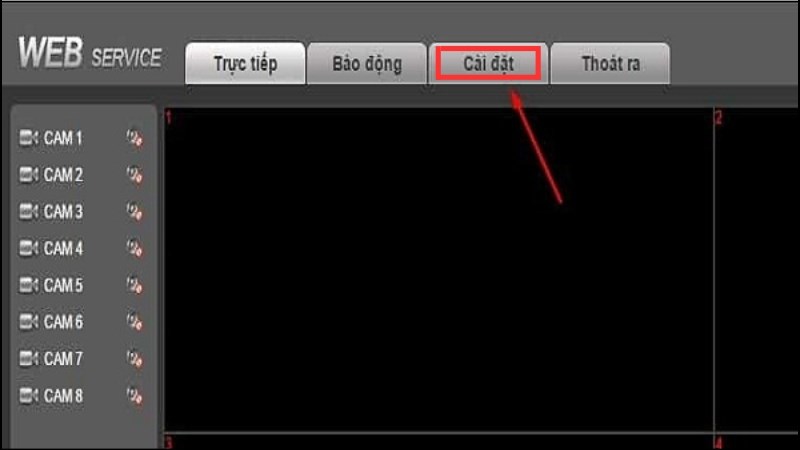 z Vào giao diện chính, chọn vào Cài đặt
