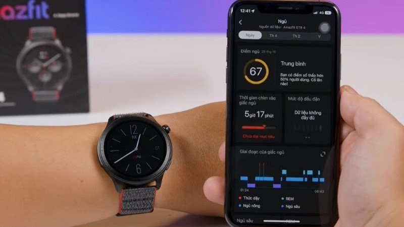 Amazfit GTR 4 46mm được trang bị nhiều tính năng theo dõi sức khỏe hiện đại Amazfit GTR 4 46mm được trang bị nhiều tính năng theo dõi sức khỏe hiện đại