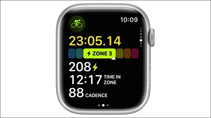 watchOS 10 tối ưu h&oacute;a c&aacute;c chỉ số đạp xe tr&ecirc;n iPhone
